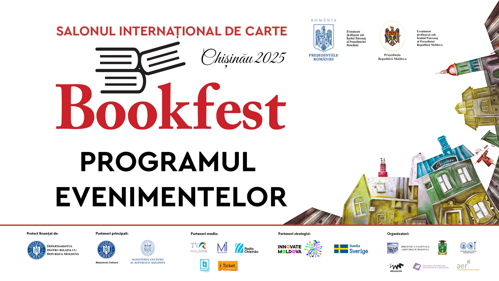 Programul evenimentelor Bookfest Chisinau 2025