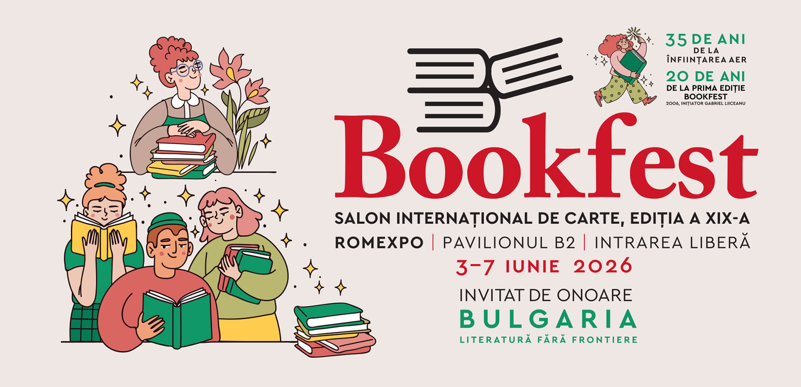Bulgaria, țară invitată de onoare a Salonului internațional de carte Bookfest, ediția 2026