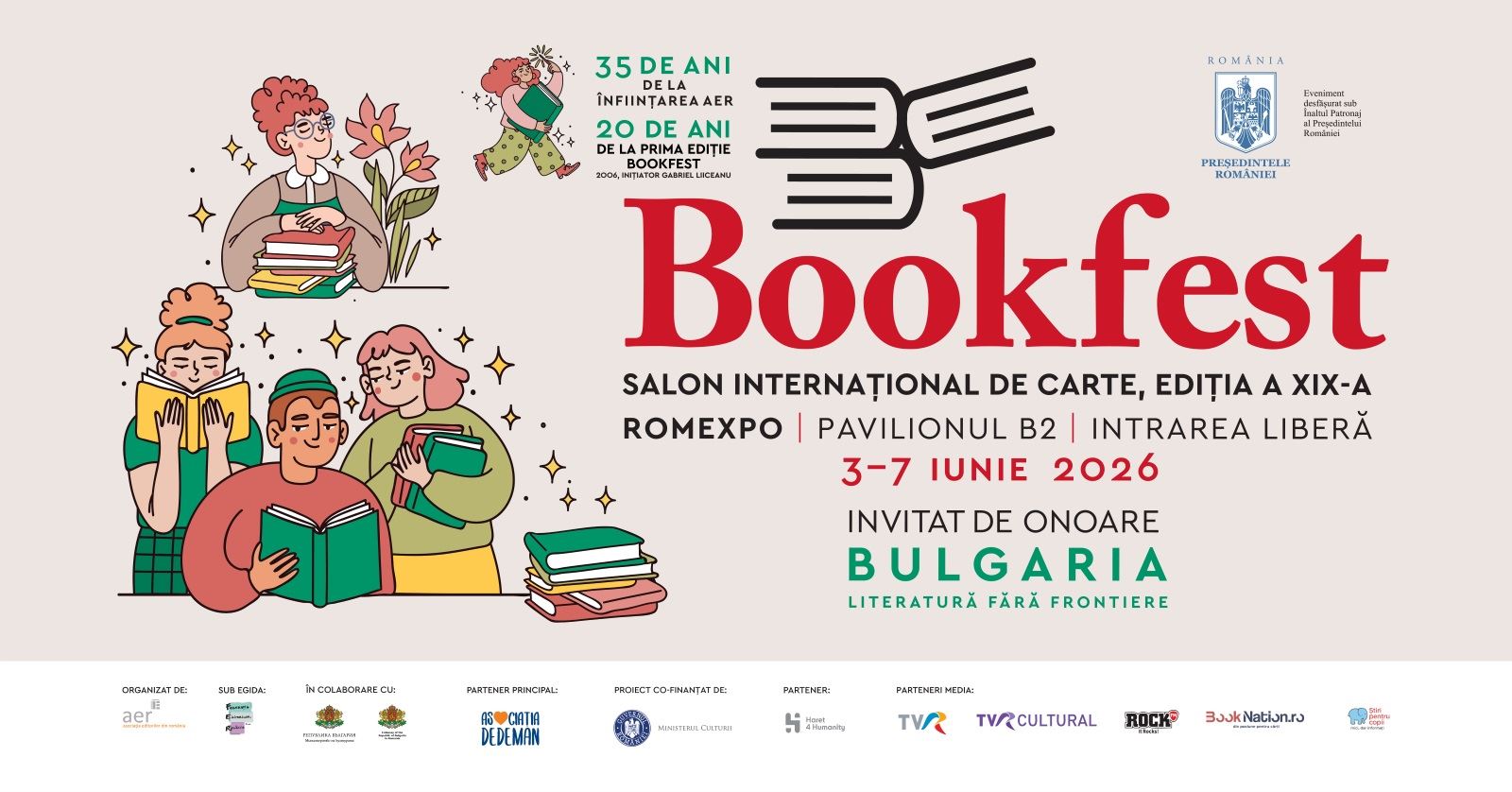 Bookfest anunță o spectaculoasă ediție aniversară